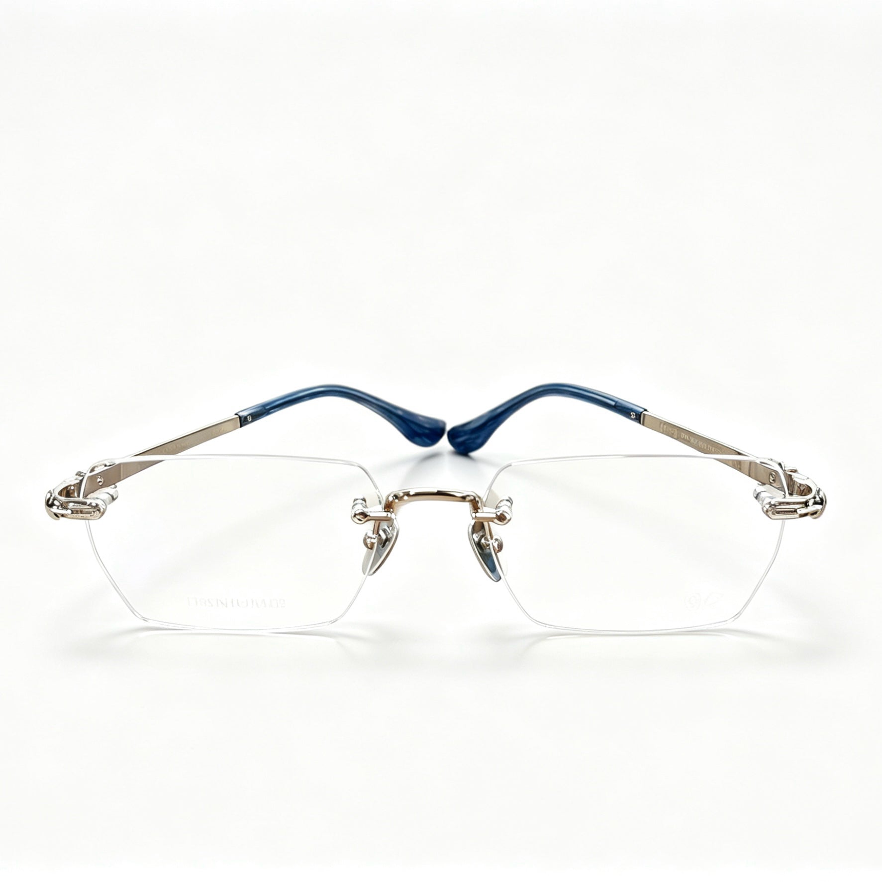 Frameless Glasses Gold Luxury