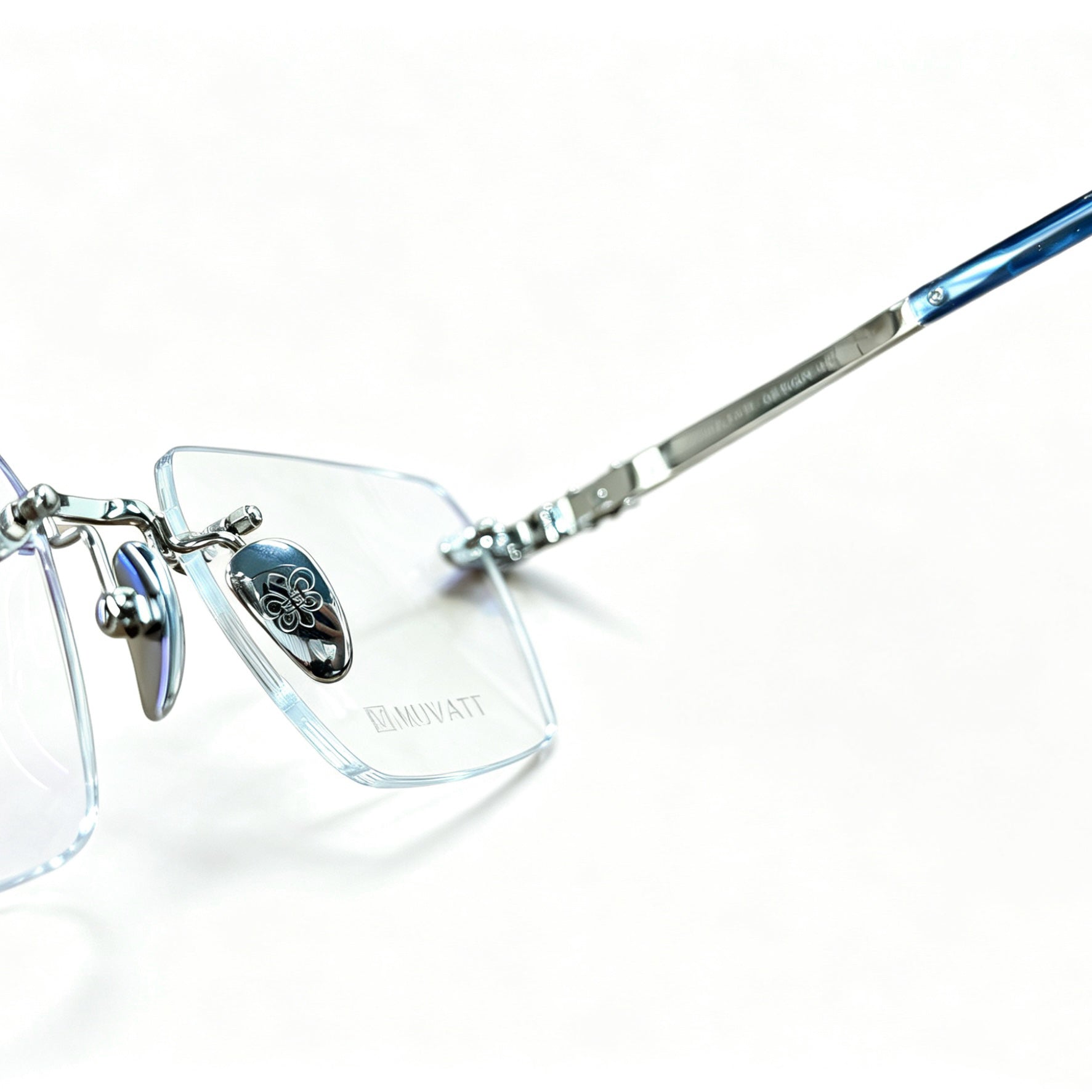 Frameless Glasses Gold Luxury