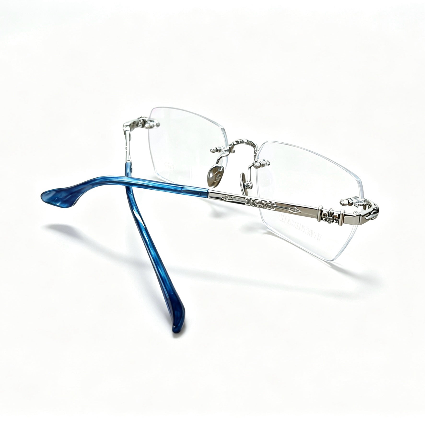 Frameless Glasses Gold Luxury