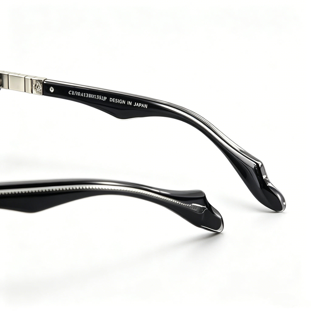 Half Frame Glasses Gold&Silver 311